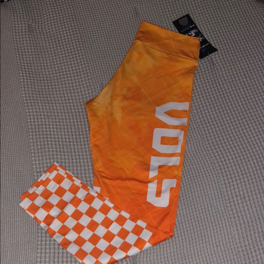 Orange Tennessee Volunteer Leggings NWT